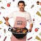 Grill Master Costume Apron With 3D Grill Funny BBQ Halloween Outfit